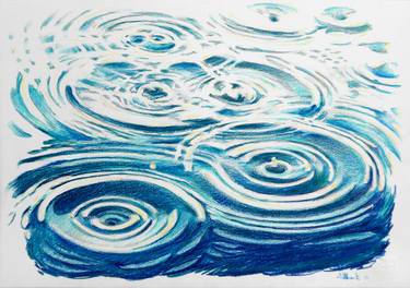 Original Water Drawings by Emilio Alberti