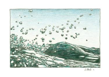 Original Modern Water Drawings by Emilio Alberti