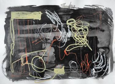 Original Abstract Expressionism Abstract Drawings by Paavo Käämbre
