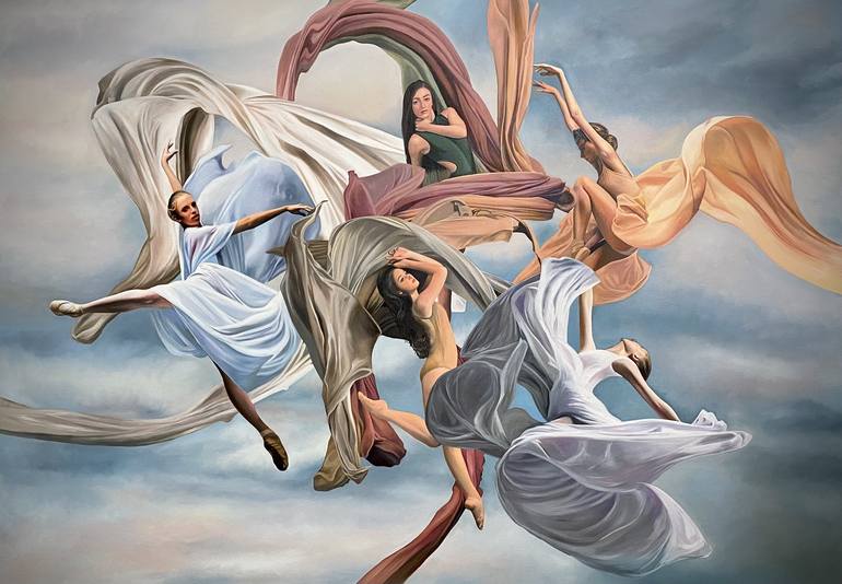 Print of Figurative Women Paintings by Yigit Dundar