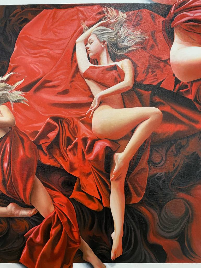 Original Figurative Body Painting by Yigit Dundar