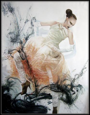 Print of Women Paintings by Yigit Dundar