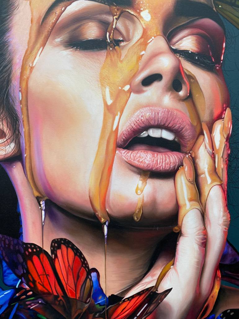 Original Figurative Women Painting by Yigit Dundar