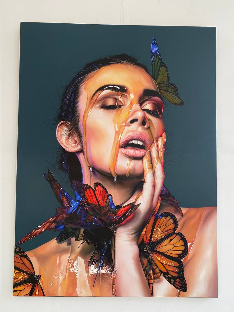 Original Figurative Women Painting by Yigit Dundar