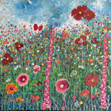 Original Floral Paintings by Nalini Khattar