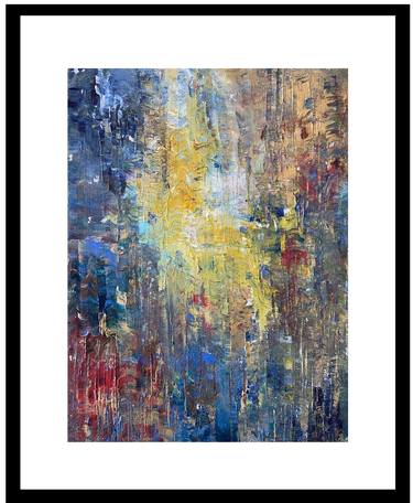 Original Abstract Expressionism Abstract Painting by Nalini Khattar
