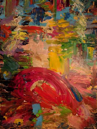 Original Abstract Expressionism Abstract Paintings by Nalini Khattar