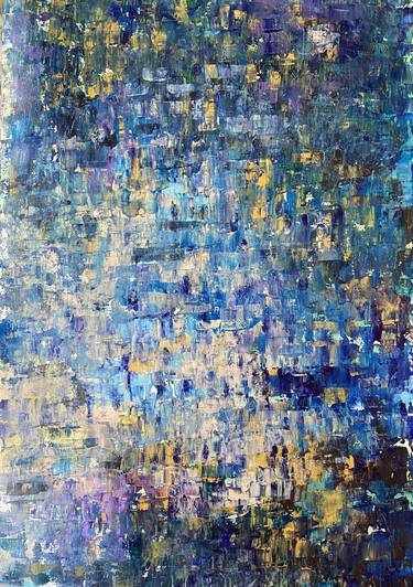 Original Abstract Expressionism Abstract Paintings by Nalini Khattar
