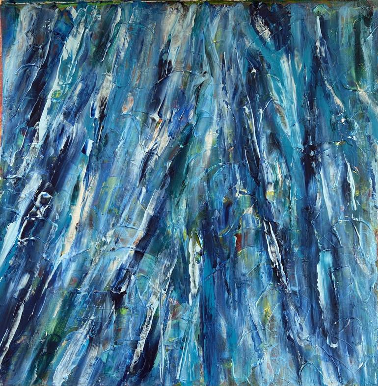 Original Abstract Expressionism Abstract Painting by Nalini Khattar