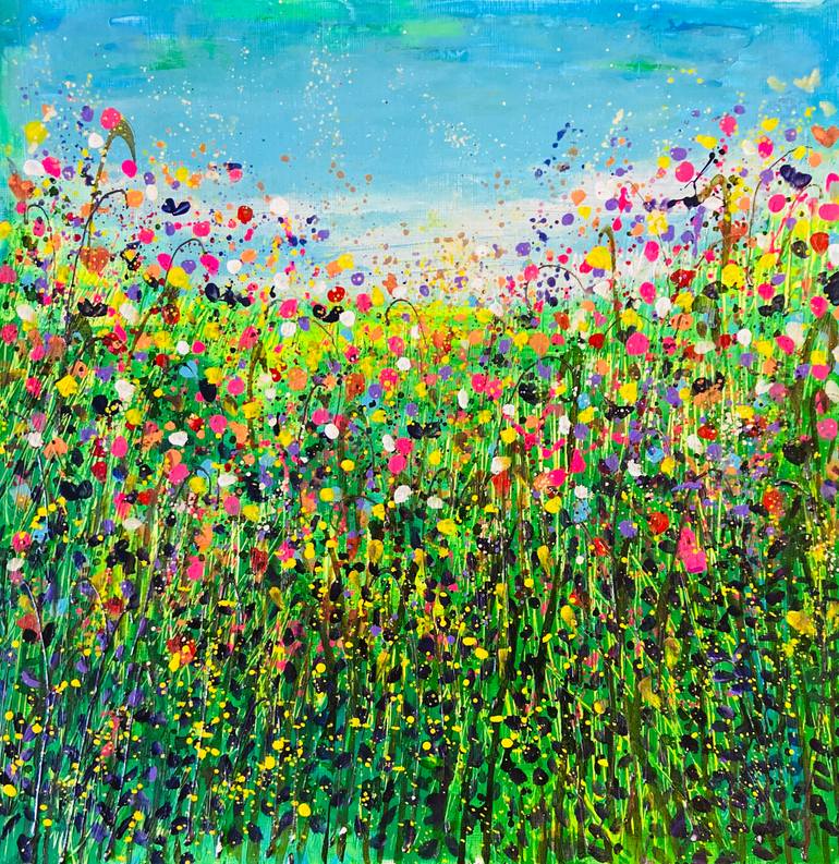 Original Abstract Expressionism Abstract Painting by Nalini Khattar