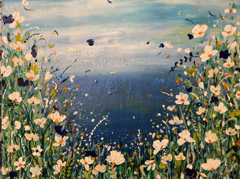 Original Conceptual Seascape Painting by Nalini Khattar