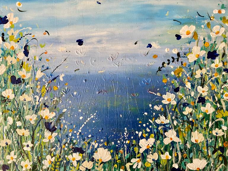 Original Conceptual Seascape Painting by Nalini Khattar