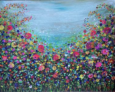 Original Contemporary Garden Paintings by Nalini Khattar