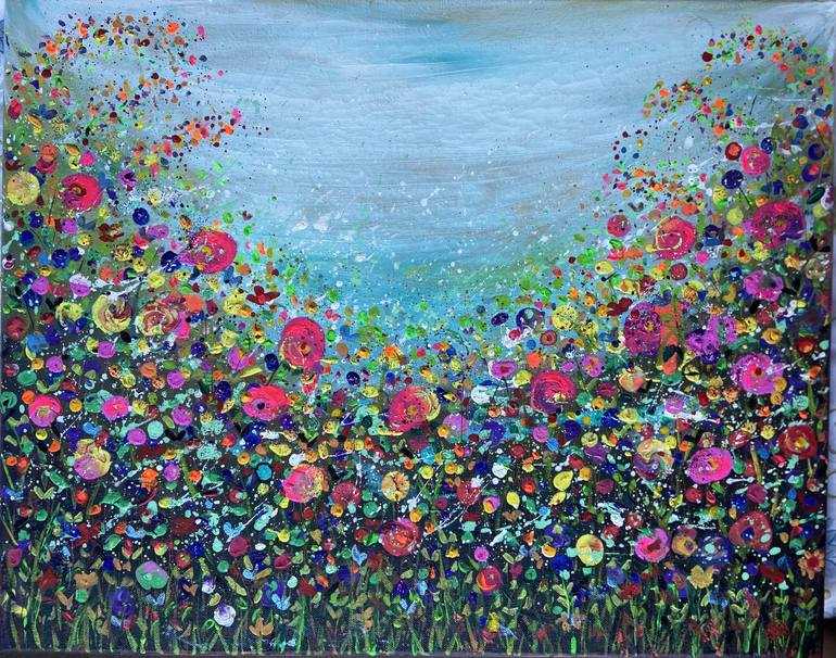 Original Contemporary Garden Painting by Nalini Khattar