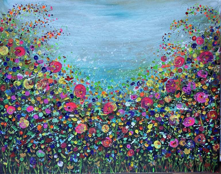 Original Contemporary Garden Painting by Nalini Khattar