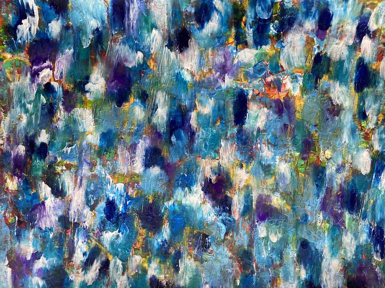 Original Abstract Expressionism Abstract Painting by Nalini Khattar