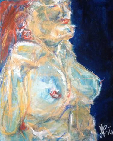 Original Expressionism Nude Paintings by Mel Bedggood