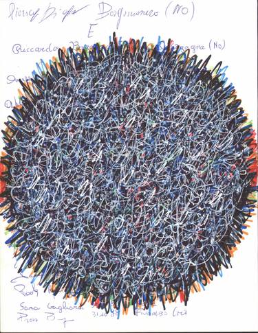 Original Abstract Expressionism Abstract Drawing by Nicola Capone