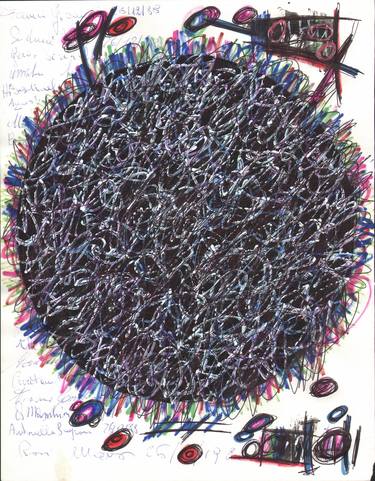 Original Abstract Expressionism Abstract Drawing by Nicola Capone