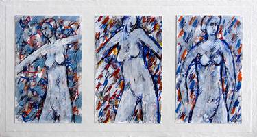 Original Figurative Nude Drawings by Nicola Capone