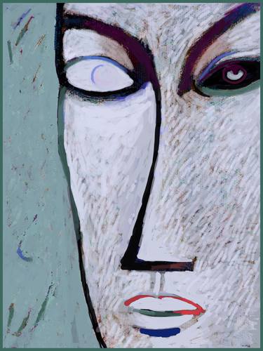 Print of Expressionism Portrait Mixed Media by Nicola Capone