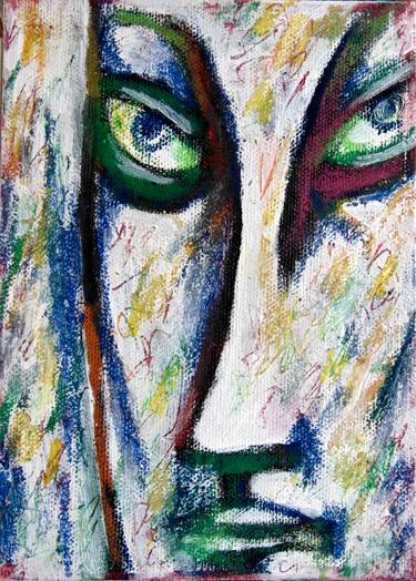 Original Expressionism Portrait Paintings by Nicola Capone