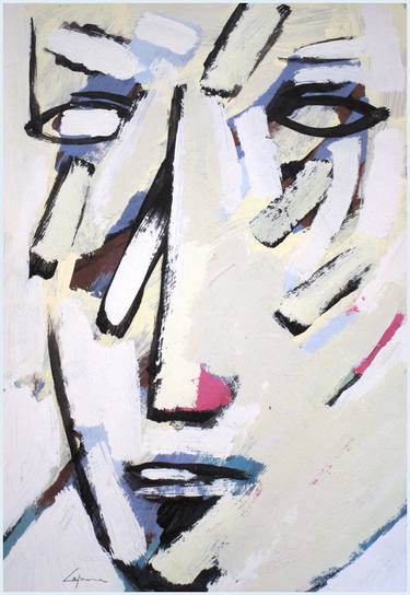 Original Abstract Expressionism Portrait Paintings by Nicola Capone