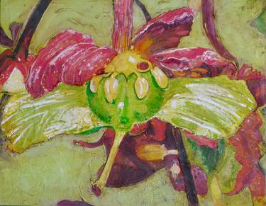 Print of Fine Art Botanic Paintings by Karen Clark