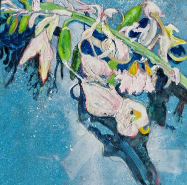 Print of Fine Art Floral Paintings by Karen Clark
