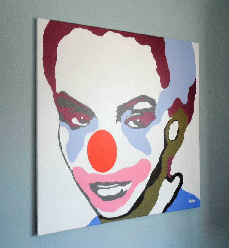 Original Pop Art Portrait Painting by Paulo Vilarinho