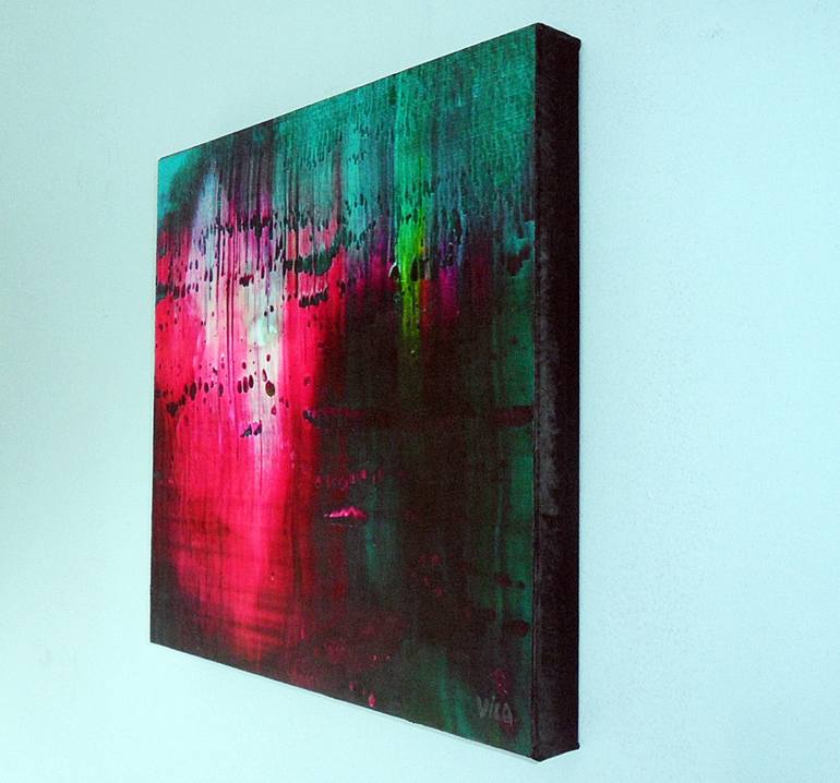 Original Abstract Expressionism Portrait Painting by Paulo Vilarinho