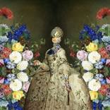 Lady in a kaleidoscopic garden by Paulo Vilarinho