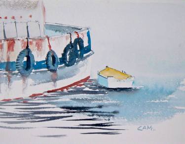 Print of Realism Boat Paintings by Cam Albright