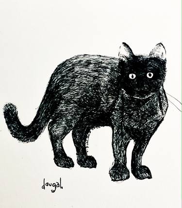 Print of Illustration Cats Drawings by Cris Qualiana