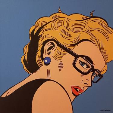 Original Figurative Comics Paintings by Marco Arduini