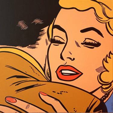 Original Figurative Comics Painting by Marco Arduini