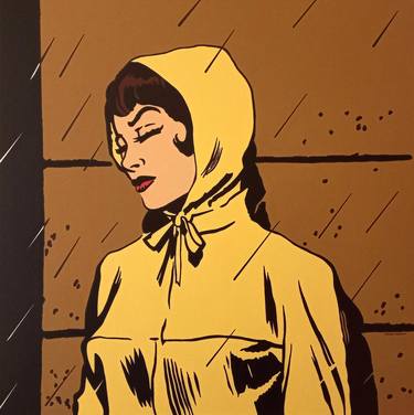 Original Figurative Comics Painting by Marco Arduini