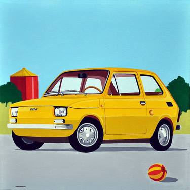 Original Pop Art Automobile Paintings by Marco Arduini