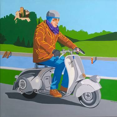 Original Motorcycle Paintings by Marco Arduini