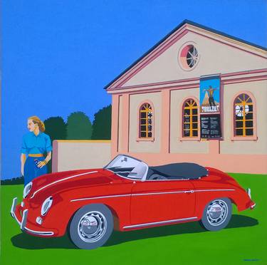 Original Figurative Automobile Paintings by Marco Arduini