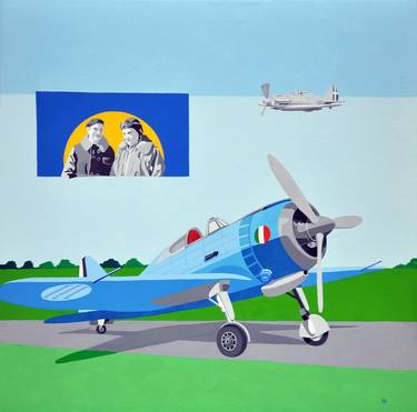 Original Airplane Paintings by Marco Arduini