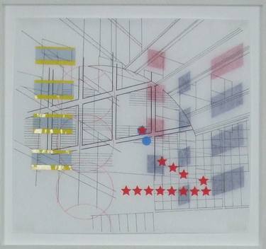 Original Abstract Architecture Drawings by Lloyd Sowerbutts