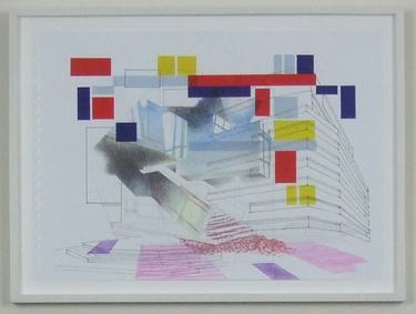 Original Abstract Architecture Drawings by Lloyd Sowerbutts