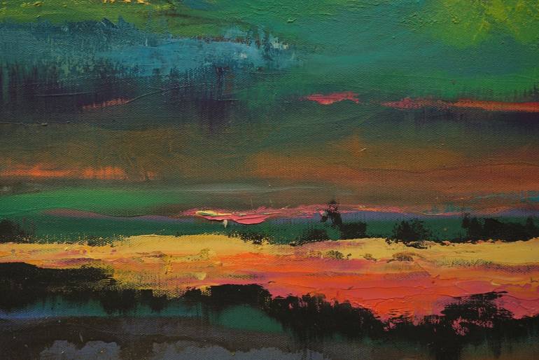 Original Abstract Expressionism Landscape Painting by Fabio Mariani