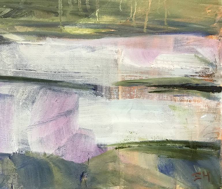 Original Abstract Landscape Painting by Sandra Haney