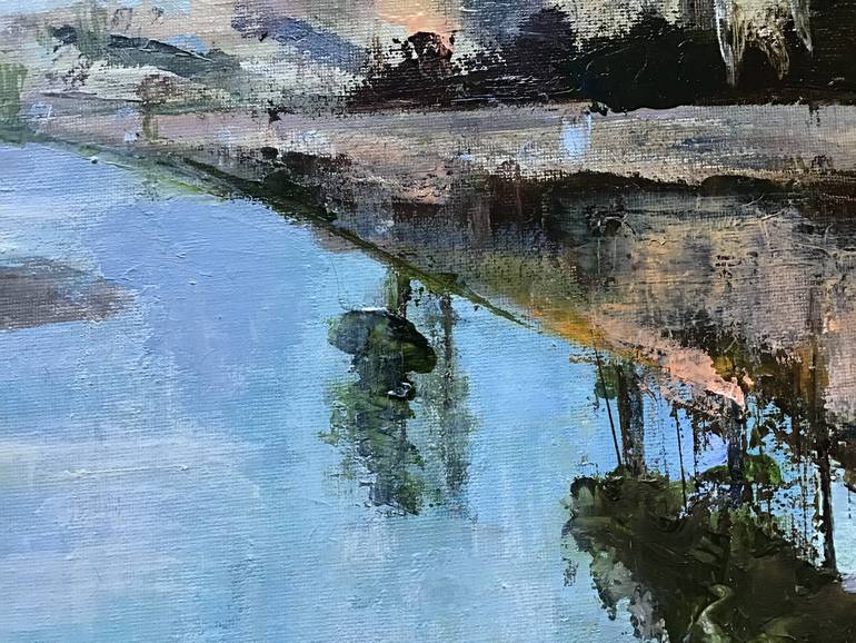 Original Contemporary Landscape Painting by Sandra Haney