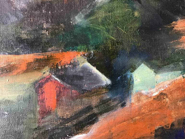 Original Contemporary Landscape Painting by Sandra Haney