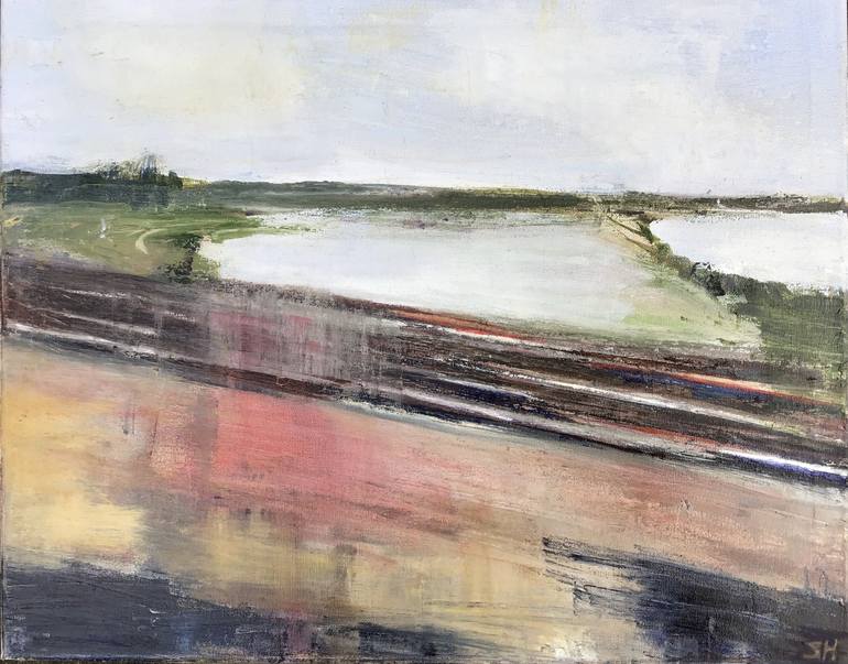 Print of Abstract Landscape Paintings by Sandra Haney