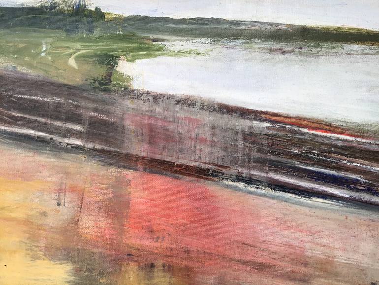 Original Abstract Landscape Painting by Sandra Haney