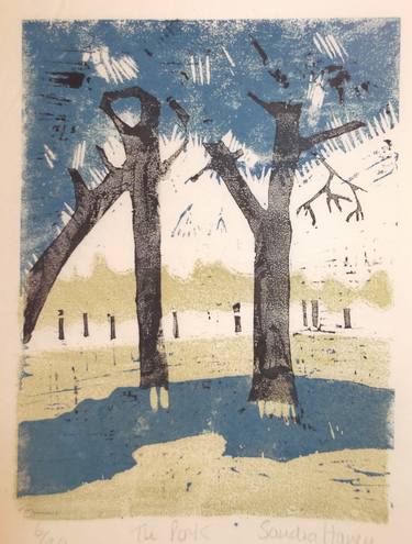 Print of Garden Printmaking by Sandra Haney